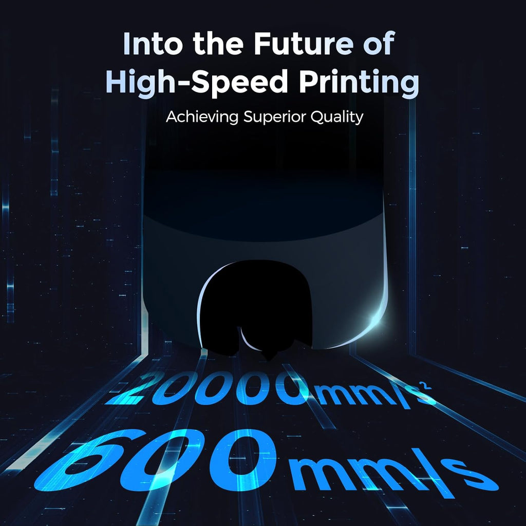 Adventurer 5M 3D Printer with Fully Auto Leveling, Max 600mm/s High Speed Printing, 280°C Direct Extruder with 3S Detachable Nozzle, CoreXY All Metal Structure, Print Size 220x220x220mm