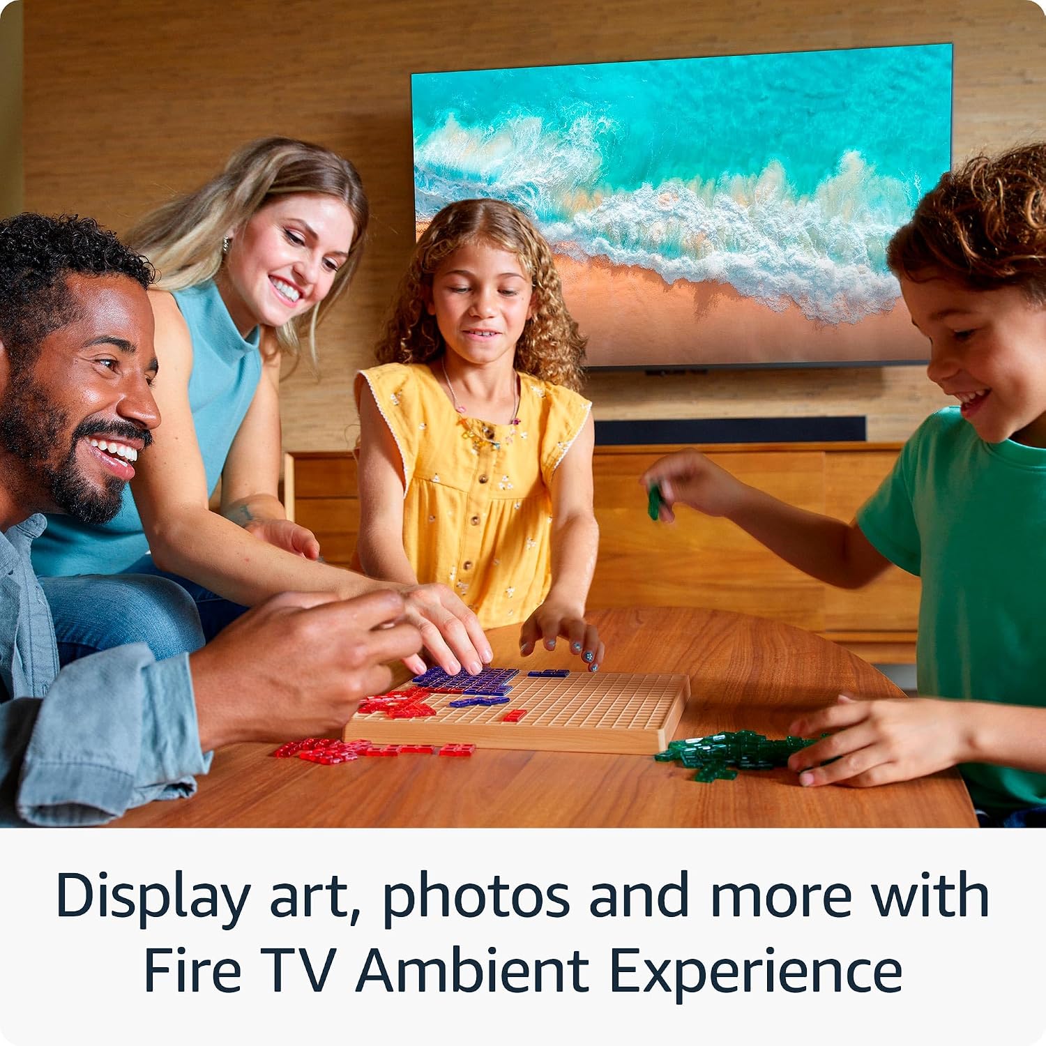 Fire TV 55" Omni QLED Series 4K UHD smart TV, Dolby Vision IQ, Fire TV Ambient Experience, local dimming, hands-free with Alexa